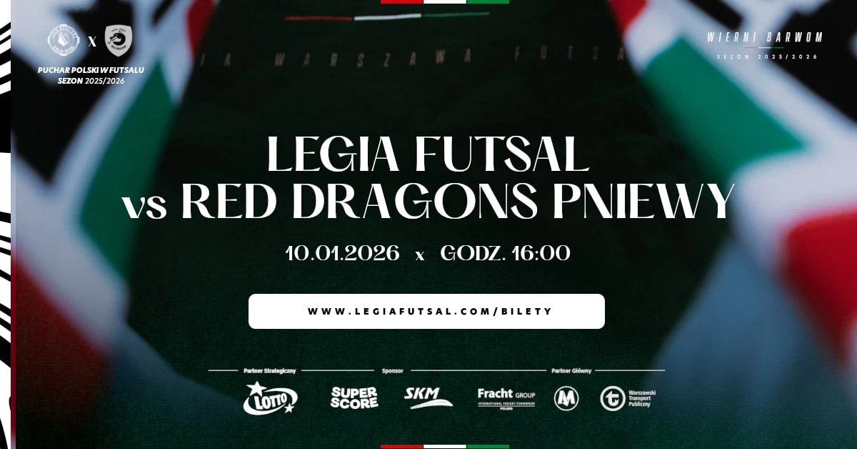 Puchar Polski: Legia Futsal v Red Dragons Pniewy
