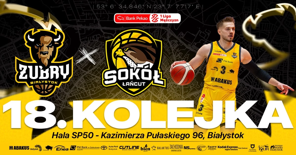 Żubry Abakus Okna Białystok vs Solvera Sokół Łańcut